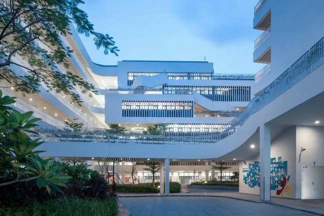 BIM建筑|深圳前海三小 (荔湾小学) / 深圳年夜学建筑设计研讨院·元本体工作室