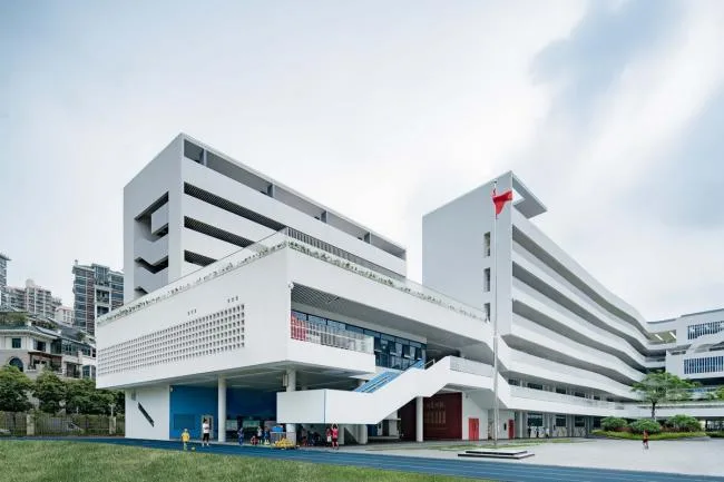 BIM建筑|深圳前海三小 (荔湾小学) / 深圳年夜学建筑设计研讨院·元本体工作室