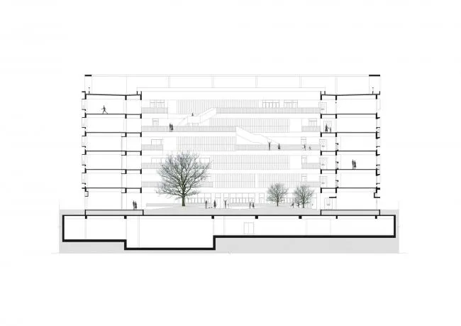 BIM建筑|深圳前海三小 (荔湾小学) / 深圳年夜学建筑设计研讨院·元本体工作室