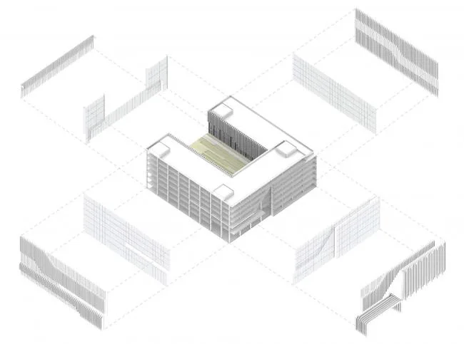 BIM建筑|是曲活动，展示科技感：广州白云国际机场综合信息年夜楼 / 武汉中合元创立筑设计