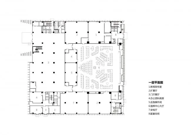 BIM建筑|是曲活动，展示科技感：广州白云国际机场综合信息年夜楼 / 武汉中合元创立筑设计