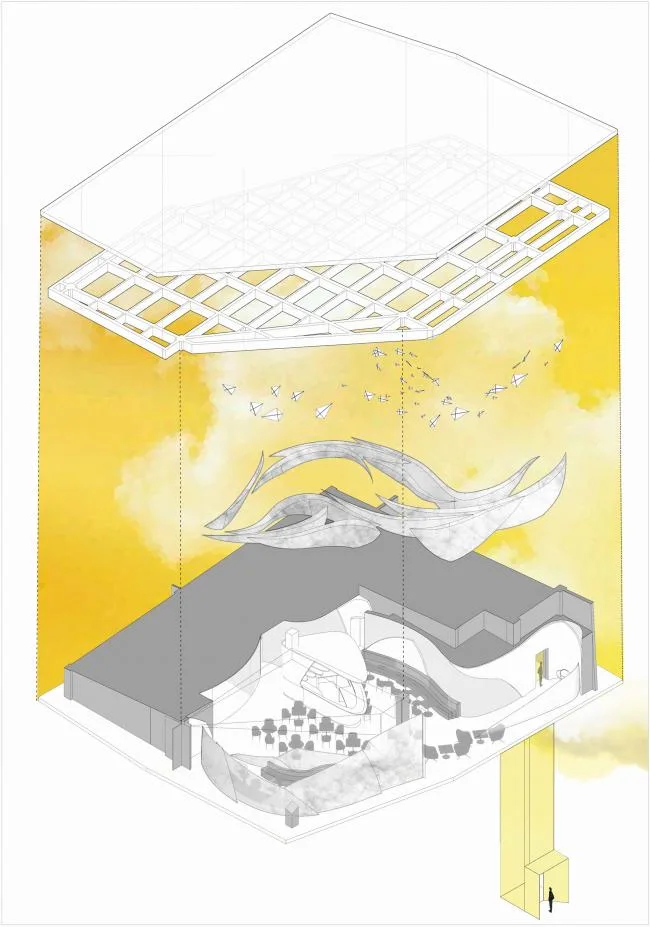BIM建筑|光影活动的云中餐厅 / SODA建筑师事务所