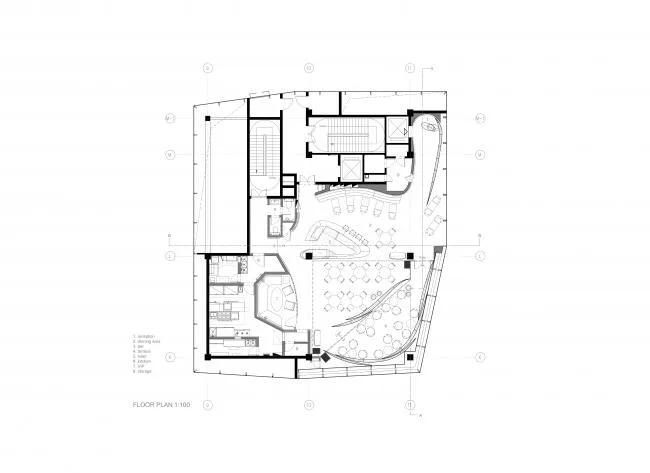 BIM建筑|光影活动的云中餐厅 / SODA建筑师事务所