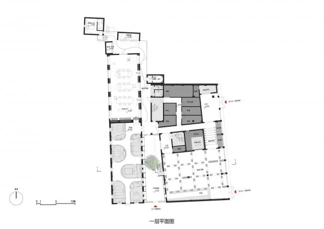 BIM建筑|有浪 | 扬州慢×新华书店 / Wutopia Lab