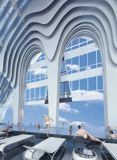 BIM建筑|梦幻的彩云之南创作系列——199.9米西双版纳孔雀城 / 纲亚建筑+本土实践(广州）