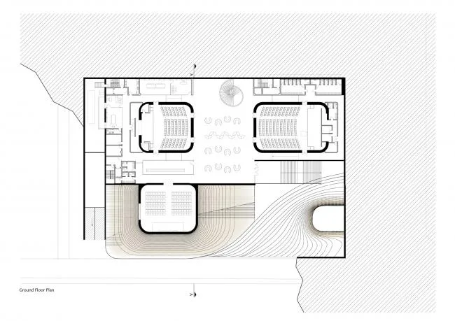 BIM建筑|Next Office 设计萨德拉艺术家论坛，回应古代波斯砖石建造技巧
