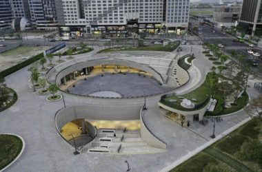 BIM建筑|流转曲线，好像衣袂飘带——麻谷中间广场 / Wooridongin Architects-BIM建筑网