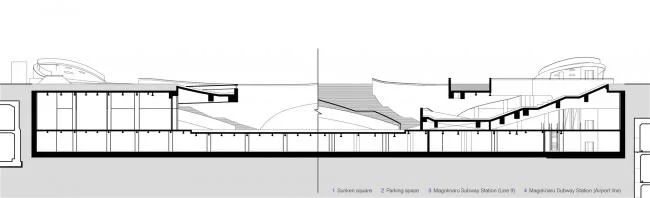 BIM建筑|流转曲线，好像衣袂飘带——麻谷中间广场 / Wooridongin Architects