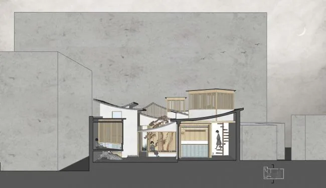 BIM建筑|层林叠浪，长亭卧波：北京繁殖小院 / 介介工作室