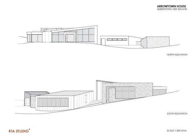 BIM建筑|原始朴实，布满天然雕塑美：Arrowtown 之家 / RTA工作室