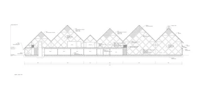 BIM建筑|持续屋脊如长龙卧野：日本富冈工商会 / 手塚贵晴建筑事务所