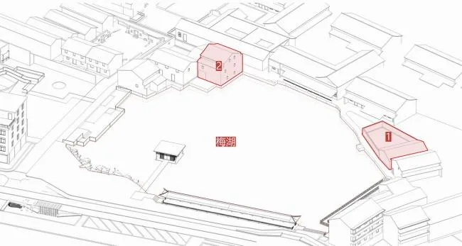 BIM建筑|剪纸艺坊&伴湖书吧 / 杭州森上建筑设计