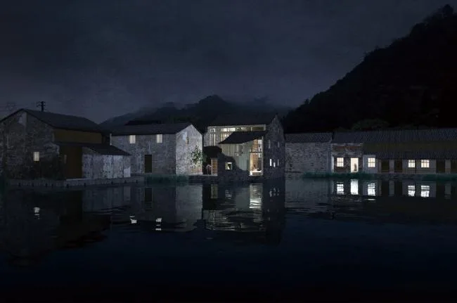 BIM建筑|剪纸艺坊&伴湖书吧 / 杭州森上建筑设计