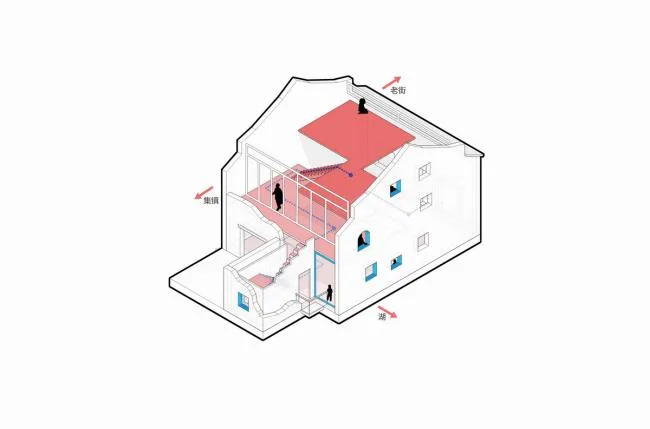 BIM建筑|剪纸艺坊&伴湖书吧 / 杭州森上建筑设计