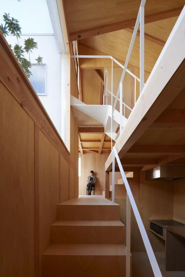 BIM建筑|城市中的山谷花圃室第 / 畑友洋建筑设计事务所