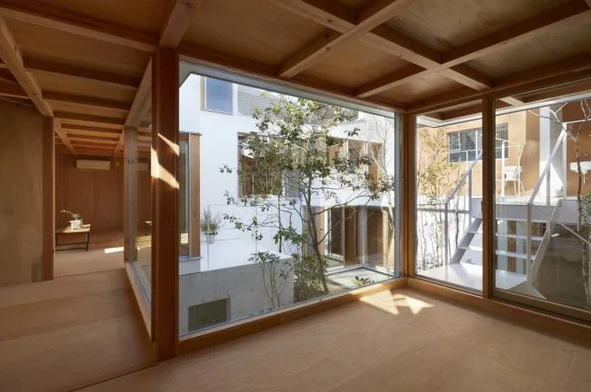 BIM建筑|城市中的山谷花圃室第 / 畑友洋建筑设计事务所