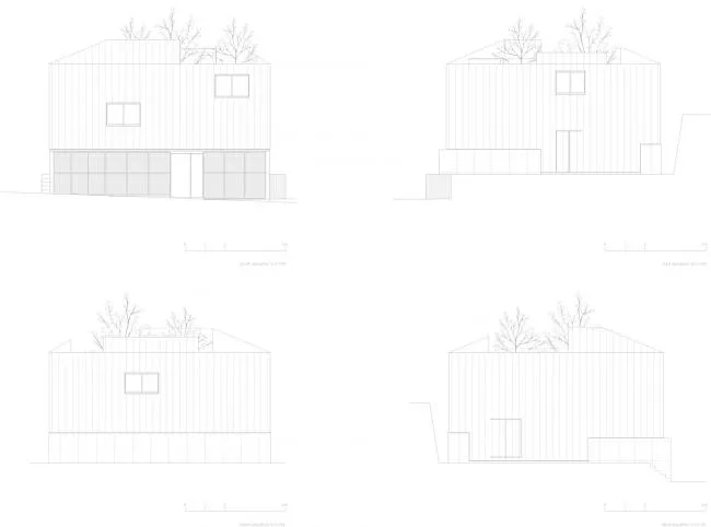 BIM建筑|城市中的山谷花圃室第 / 畑友洋建筑设计事务所