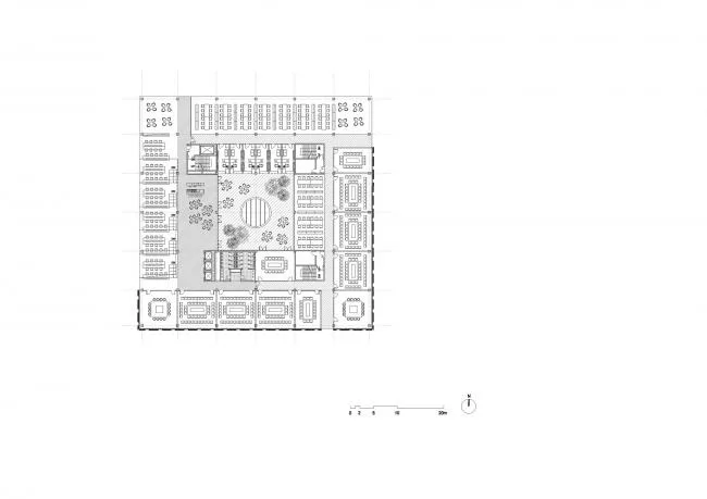 BIM建筑|清华年夜学法学院藏书楼 / KOKAISTUDIOS