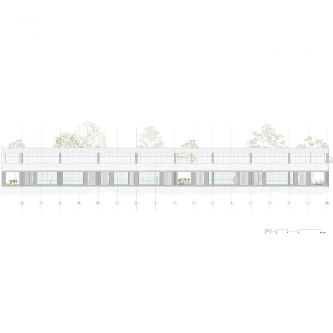 BIM建筑|蒙特梭利幼儿园，年夜天然中的月光宝盒 / Estudio Transversal