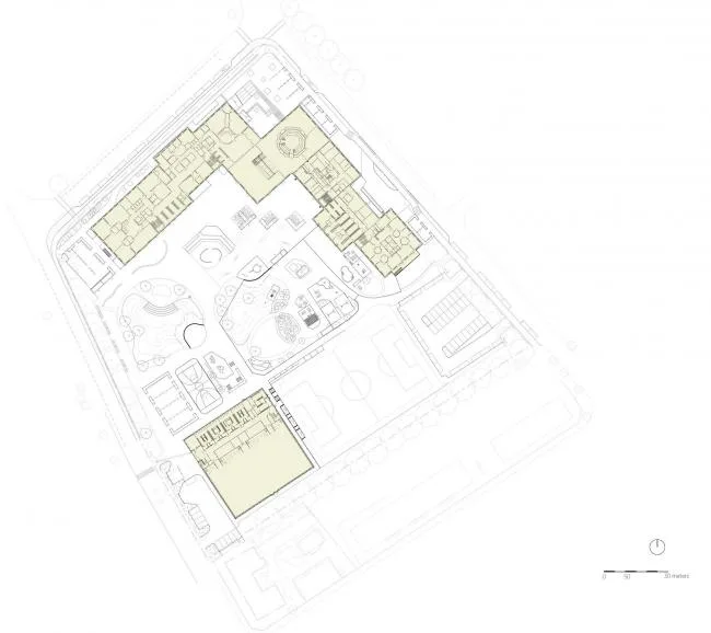 BIM建筑|保存场合记忆——Tiunda 中小黉舍 / C.F. Møller