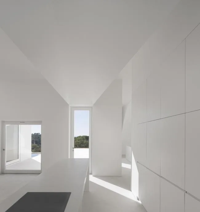 BIM建筑|荒凉上的白色雕塑“花”：Fontinha 室第 / Aires Mateus + SIA arquitectura