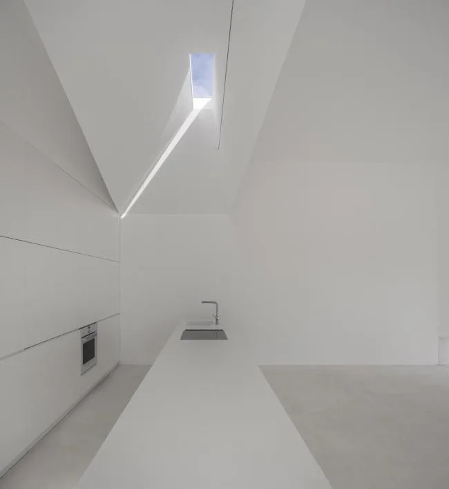 BIM建筑|荒凉上的白色雕塑“花”：Fontinha 室第 / Aires Mateus + SIA arquitectura