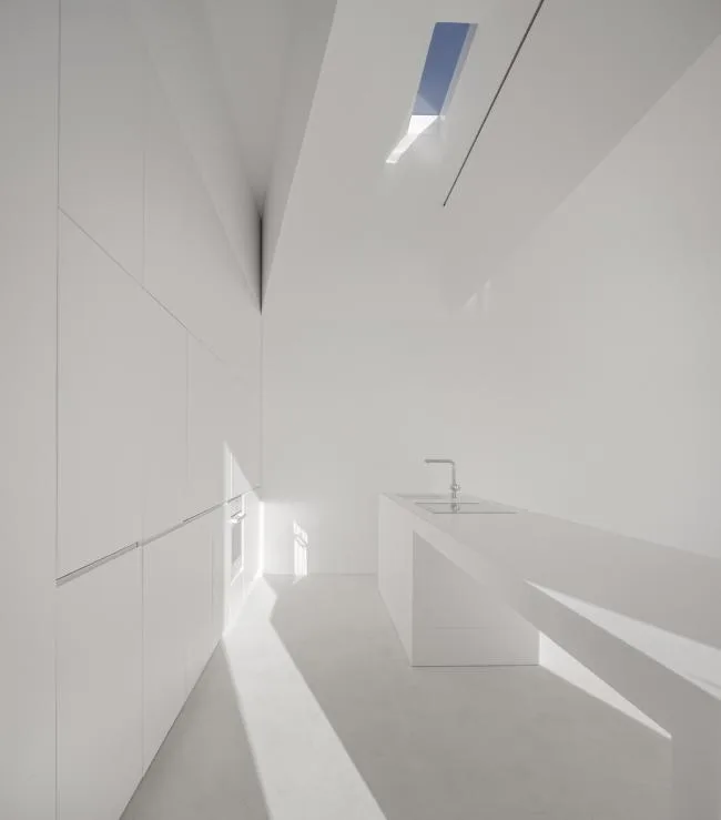 BIM建筑|荒凉上的白色雕塑“花”：Fontinha 室第 / Aires Mateus + SIA arquitectura