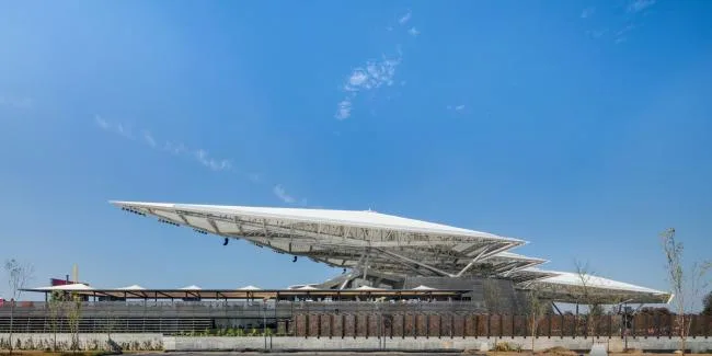 BIM建筑|如富有穿透力的三叉戟：Alfredo Harp Helú 体育馆 / FGP Atelier, Taller ADG