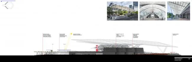 BIM建筑|如富有穿透力的三叉戟：Alfredo Harp Helú 体育馆 / FGP Atelier, Taller ADG