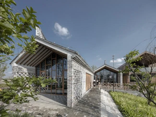 BIM建筑|唐堡书院-村平易近公共运动中间 / 华建团体·上海设计 Free Studio