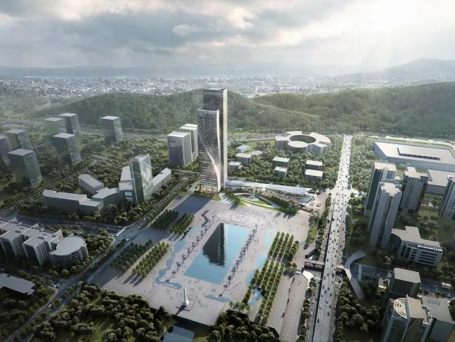 BIM建筑|“世界第一扭”：以双曲面幕墙模仿跳跃极光 / Aedas