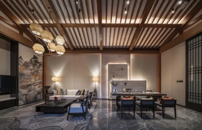 BIM建筑|侘寂之美，以无为有：福州首建国仕府温泉会馆 / 成执设计