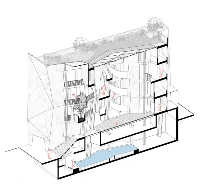 BIM建筑|扯破立面，开放与私密性并存的印度室第 / Anagram Architects