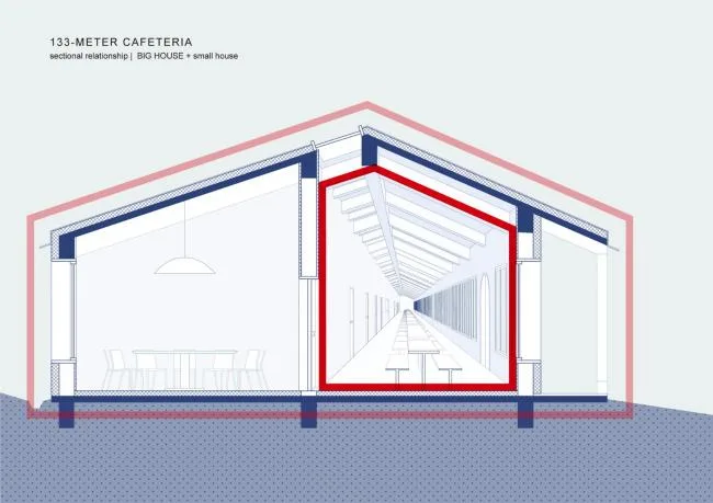 BIM建筑|秦岭山下百米食堂 / STUDIO QI