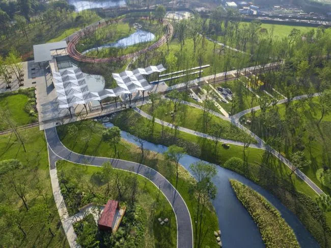 BIM建筑|沙河源公园 / 澳博景不雅