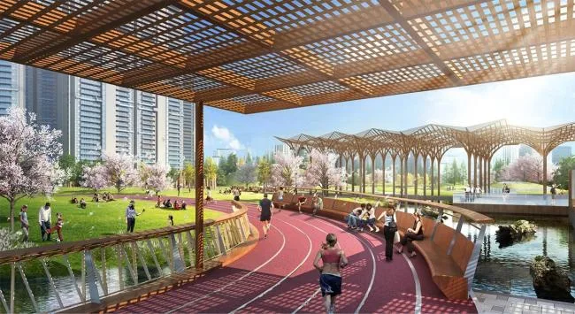 BIM建筑|沙河源公园 / 澳博景不雅