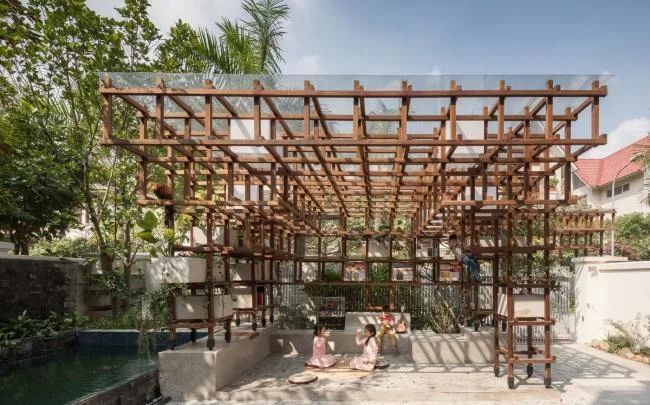 BIM建筑|介入农业轮回的零碳藏书楼：Vac 藏书楼 / Farming Architects