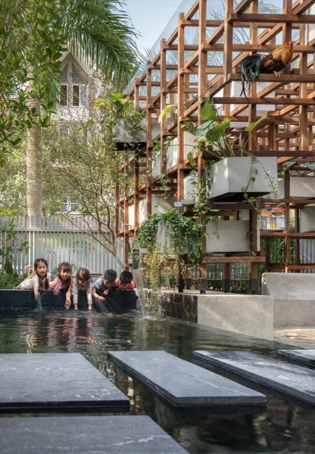 BIM建筑|介入农业轮回的零碳藏书楼：Vac 藏书楼 / Farming Architects