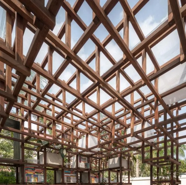 BIM建筑|介入农业轮回的零碳藏书楼：Vac 藏书楼 / Farming Architects