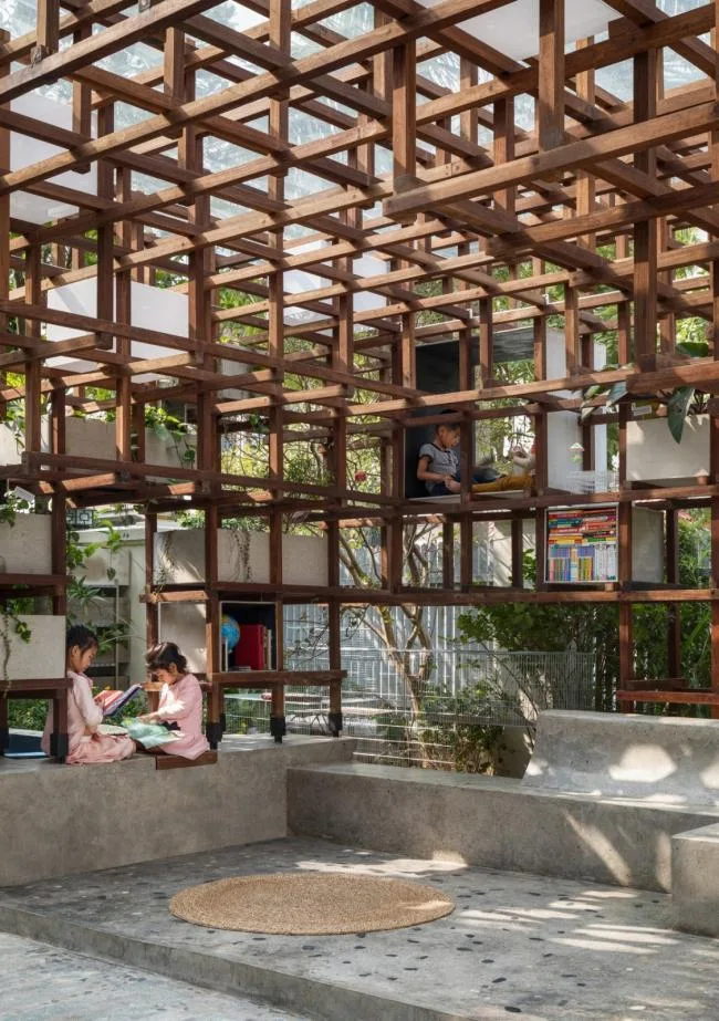 BIM建筑|介入农业轮回的零碳藏书楼：Vac 藏书楼 / Farming Architects