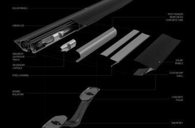 BIM建筑|MAD + HyperloopTT：Hyperloop的可连续通行地道及车站体系-BIM建筑网