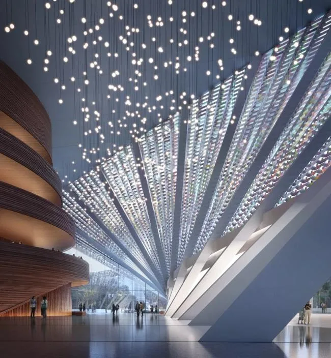 BIM建筑|Snøhetta 赢得中国邢台大剧院设计竞赛，“天圆地方”致敬东方哲学