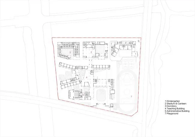 BIM建筑|上海青浦协和双语学校 / 上海实现建筑设计事务所