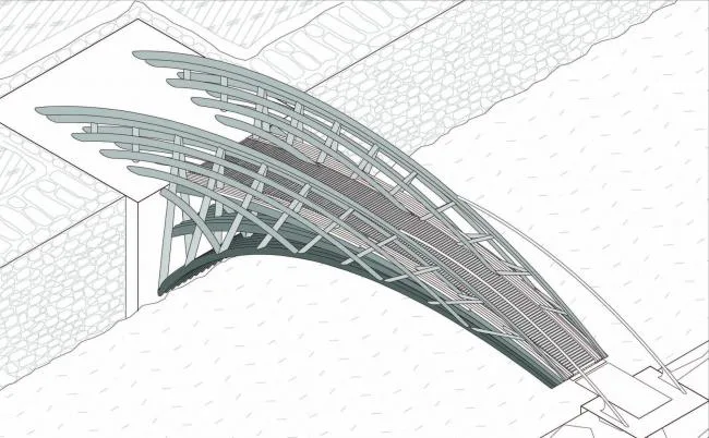 BIM建筑|悬岸飞桥 / 来建筑设计工作室