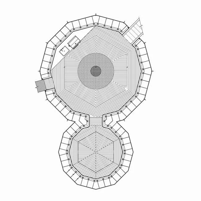 BIM建筑|仿佛丛林里的探险奇遇：安徽齐云山自由家树屋“飞碟” / 境澜建筑
