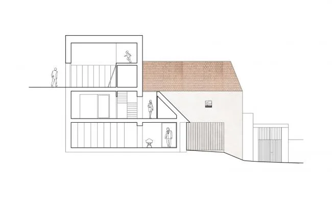 BIM建筑|富于童趣的白色小房子：布拉格度假屋 / Atelier 111 Architekti