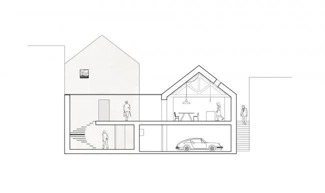 BIM建筑|富于童趣的白色小房子：布拉格度假屋 / Atelier 111 Architekti