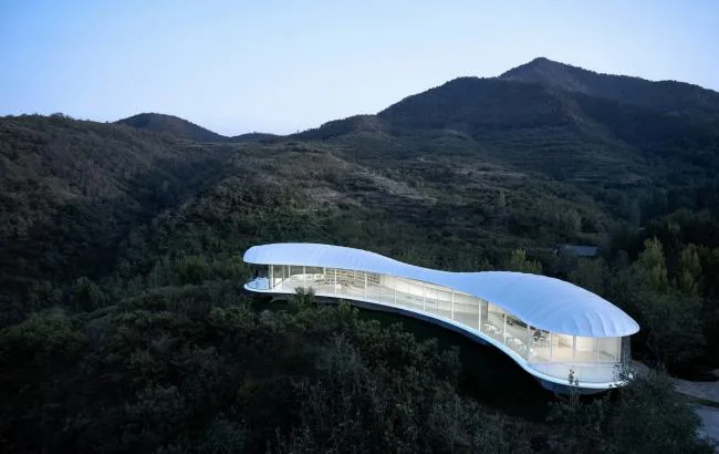 BIM建筑|悬浮的“云朵”：泰山九女峰书房 / gad · line+ studio