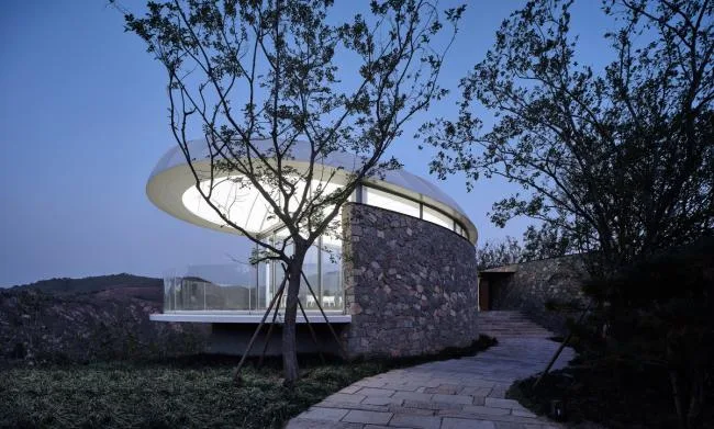 BIM建筑|悬浮的“云朵”：泰山九女峰书房 / gad · line+ studio