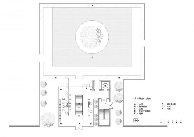 BIM建筑|湖泊下阅读，树影行过的时间 / 水相设计